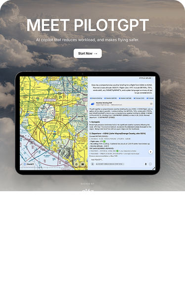 Meet PilotGPT – aviation AI screenshot